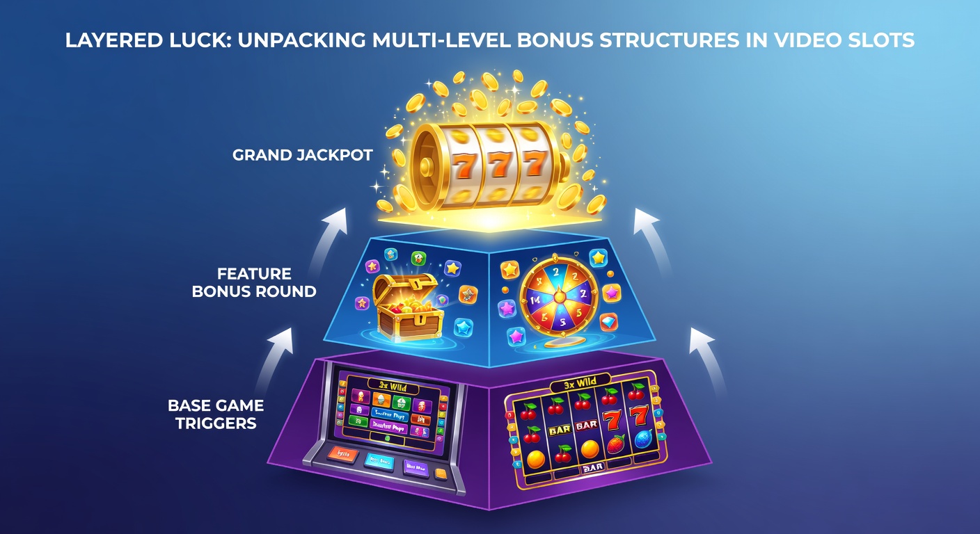 Close-up of a video slot bonus wheel spinning through multiple levels, showing jackpot tiers lighting up progressively