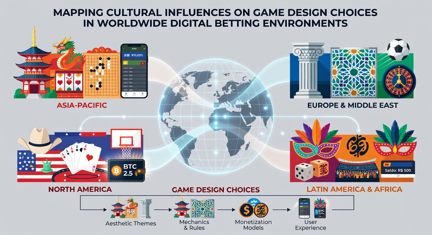 Cultural elements integrated into betting game interfaces including regional symbols and localized user interface components