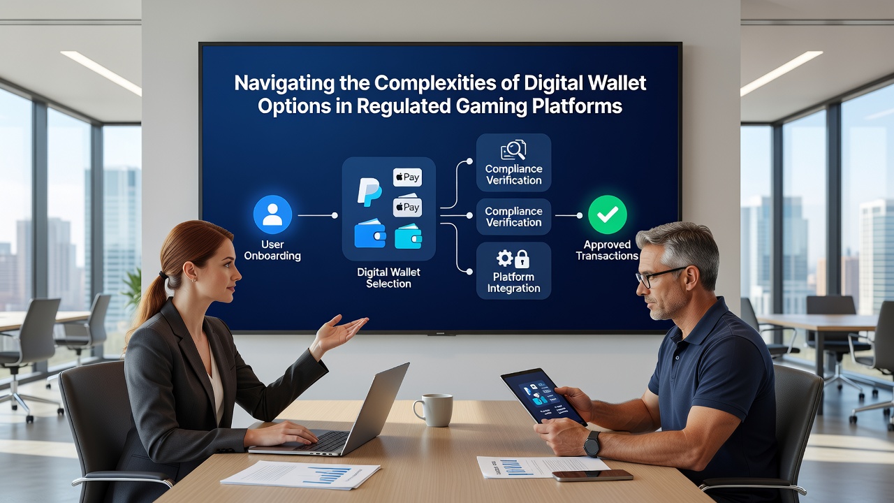 Secure transaction flow between digital wallets and regulated online gaming accounts
